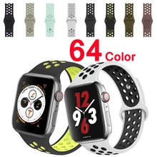 Ремешок для спортивных часов для apple watch band 42 мм/38 мм apple watch 4 3 2 band iwatch band 44 мм/40 мм браслет ремень часы аксессуары