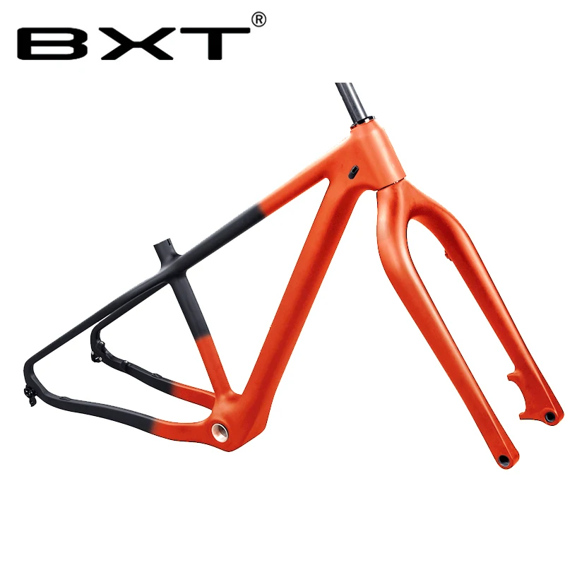 

New Carbon fat snow frame fork 26er Ultralight T800 carbon Fiber max 4.8res beach snow bike frameset carbon fat bike frame