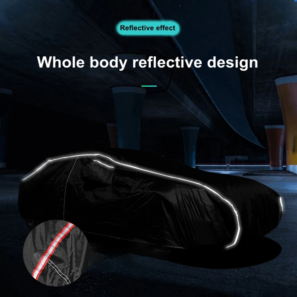 Универсальные чехлы для автомобиля 210T защиты от снега солнца дождя пыли мороза