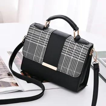 

Women Fashion PU Leather Shoulder Small Flap Crossbody Handbags Top Handle Tote Messenger Bags