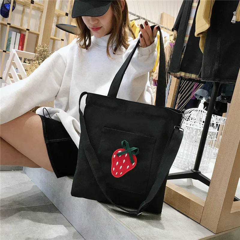 Стиль ремешок холст женская сумка через плечо Холщовая Сумка корейский стиль настраиваемая женская сумка для студентов