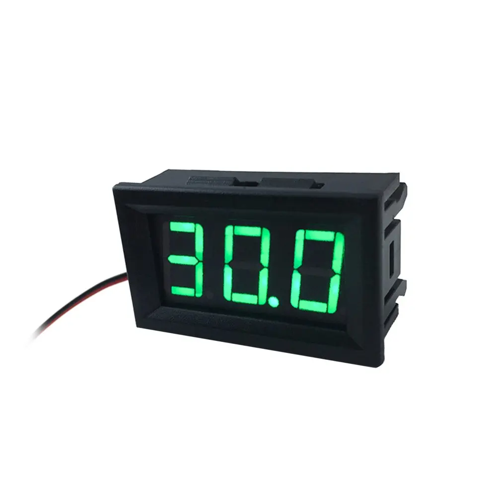 5 шт. 0,56 дюйма 2 провода Мини светодиодный дисплей Цифровой вольтметр DC2.5V-40V панель Измеритель Напряжения Тестер защита обратного соединения
