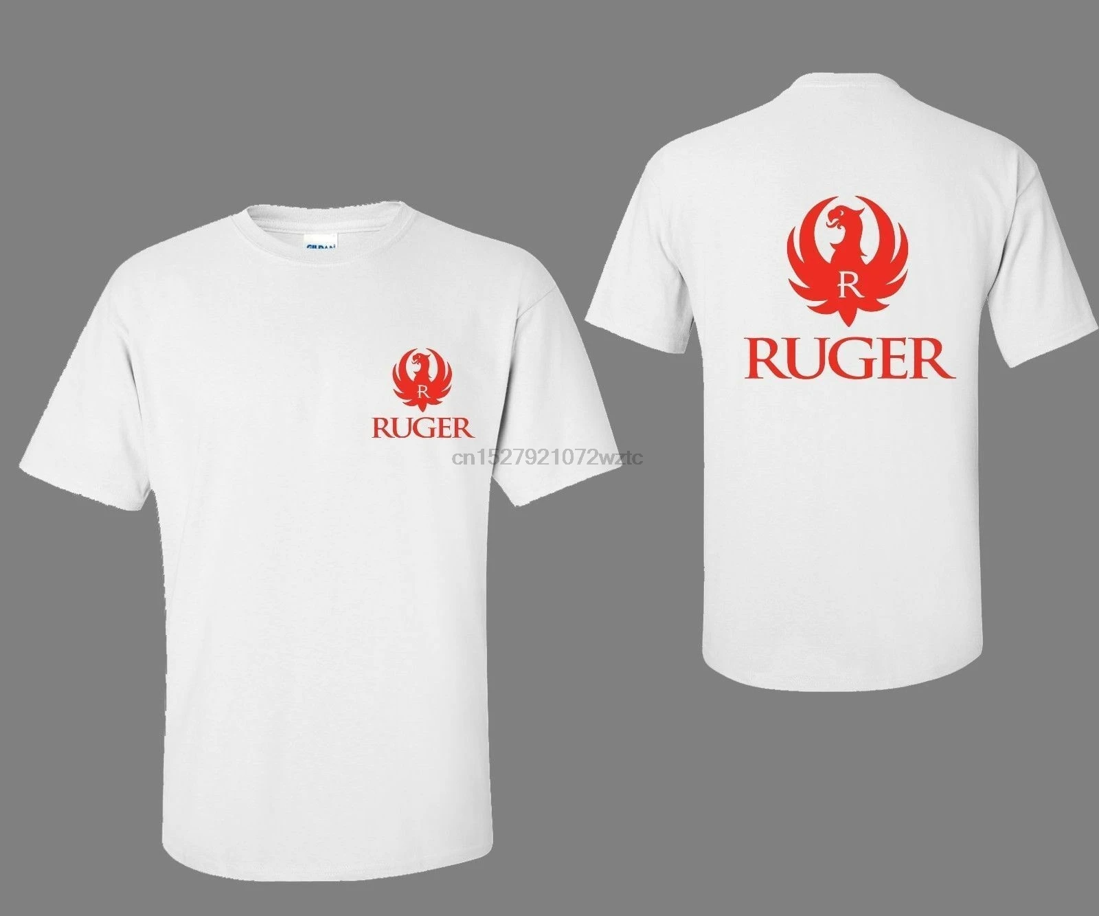 Футболка RUGER PRO футболка с пистолетом 2-я изменение | Мужская одежда