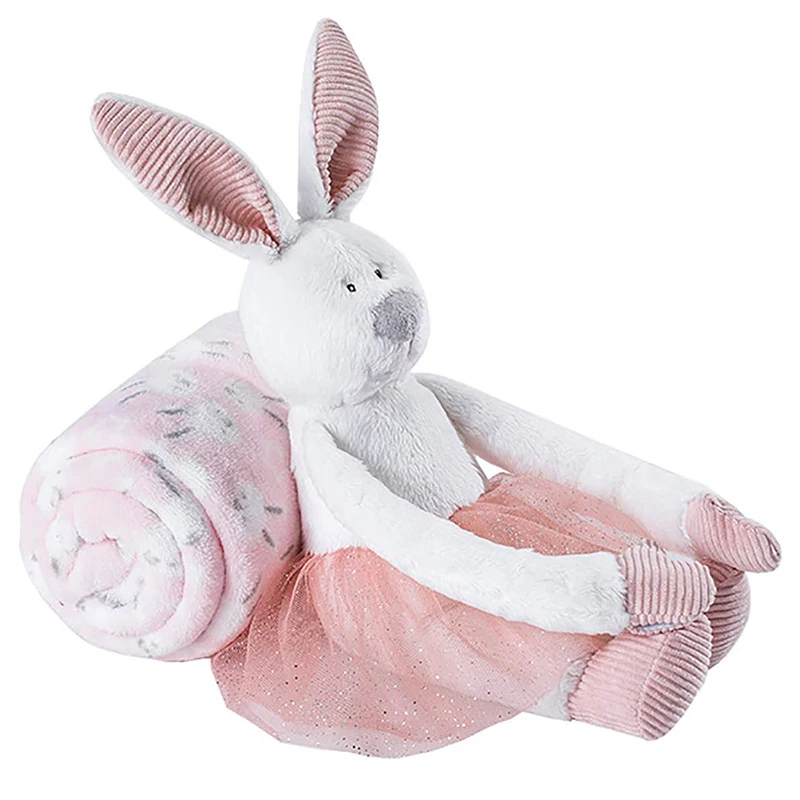 2PiecePlushBabySleepBlanketStuffedAnimalGiftSetPinkBunnyFleeceBlanketsNewbornBaby.jpg