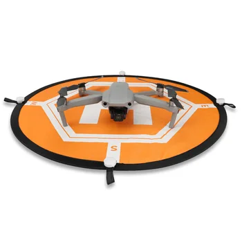 

21.65inch Round Anti Scratch Nylon Drone Landing Pad Double Sided With 4 LED Light Foldable Portable Parking For DJI Mavic Mini