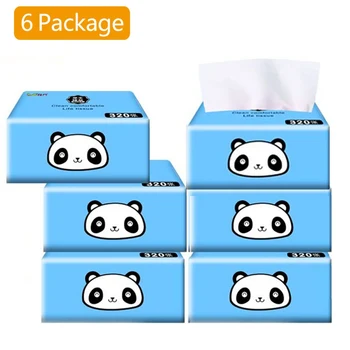 

6 Packs Household Bamboo Toilet Rolls Eco-Friendly 100% Recycled 4-Ply Toilet Paper Luxury Scented Toilet Tissue Papers