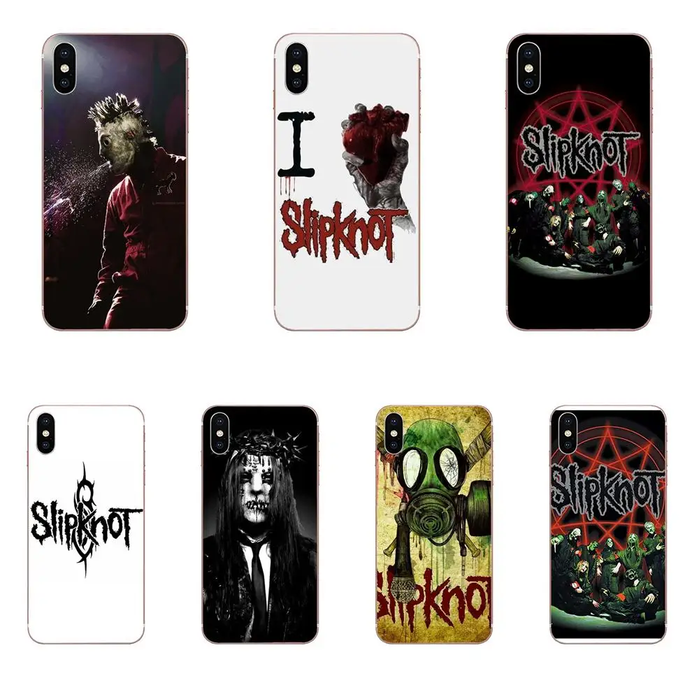 Мягкий мобильный чехол Slipknot Bands для sony Xperia Z Z1 Z2 Z3 Z4 Z5 compact Mini M2 M4 M5 T3 E3 E5 XA XA1 XZ Premium |
