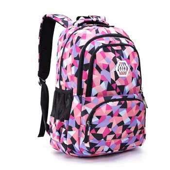 

Storage Zippered Laptop Compartment Printing Student Backpack Travel Daily Large Capacity School Oxford Cloth Business Outdoor