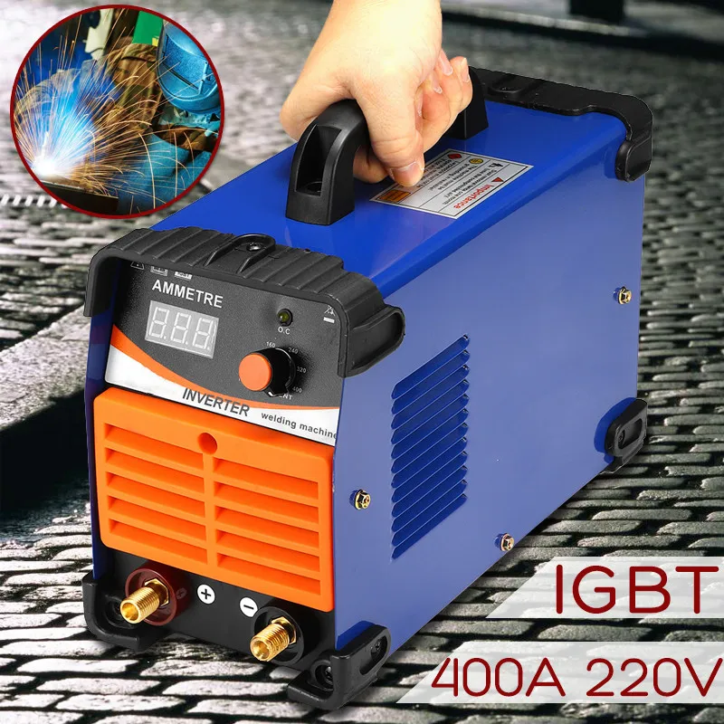 Дуговой сварки 400 220V 10-400A IGBT DC инвертор сварочный аппарат tig сварочные аппараты ящик для инструментов