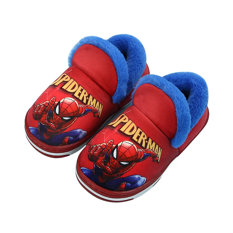 Children's Slippers Winter Spiderman | Kids Slippers Boys Winter Marvel -  Slippers - Aliexpress