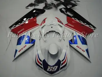 

4 Gifts New ABS Motorcycle Fairing Kit Fit for Ducati 848 evo 1098 1198 2007 2008 2009 2010 2011 2012 Custom Number 69