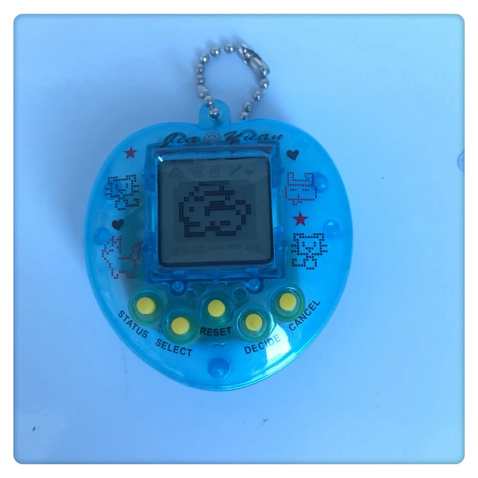 

Peach Heart Transparent Electronic Pet Machine Puzzle Miniature Development Game Machine Virtual Pet New Game Machi