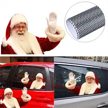 

D-1243 Window Sticker Santa Claus Series Waterproof Car-styling Christmas Window Decal for Car Christmas Window Decal for Car
