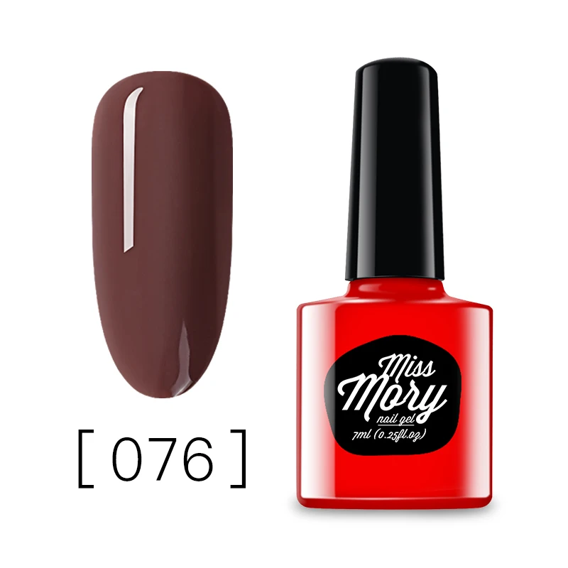 DXHP-76 Miss Mory Цветной Гель-лак для ногтей, 96 цветов, маникюрный завод, новые продукты, 7 мл Лак для ногтей, Led& UV, замачиваемый Цветной Гель-лак - Цвет: DXHP-76