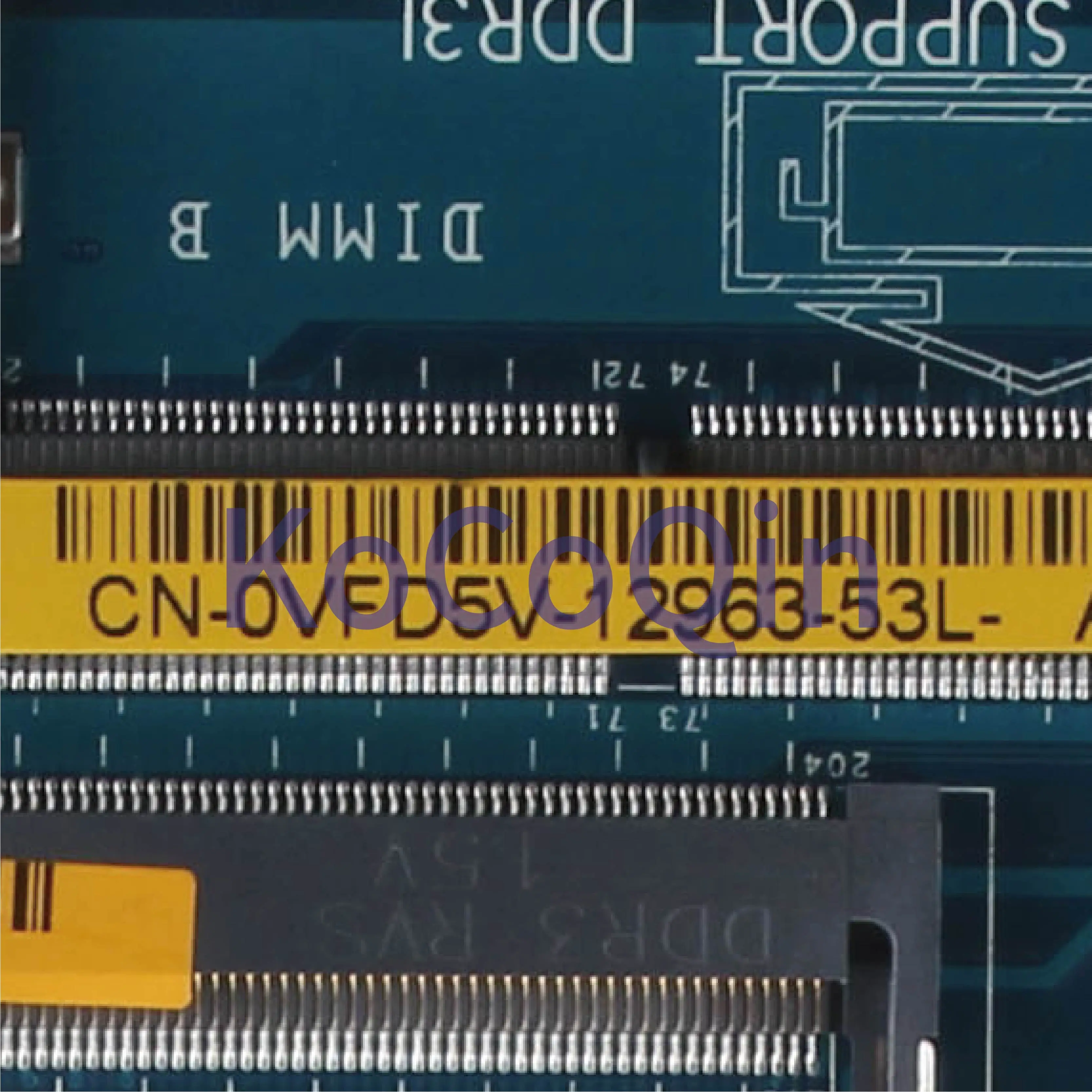 Ideal KoCoQin Laptop motherboard For DELL Inspiron 5458 5558 5758 I7-5500U SR23W N16V-GM-B1 Mainboard CN-