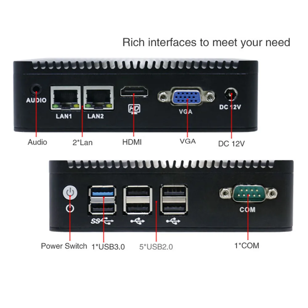 Мини маршрутизатор pfSense Celeron J1900 4 ядерный 4LAN|Мини ПК| |