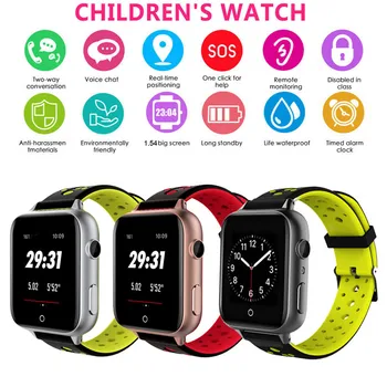

Waterproof Anti-Lost GPS Tracker SOS SIM Kids Smart Watch Bluetooth Smartwatch For Android iOS