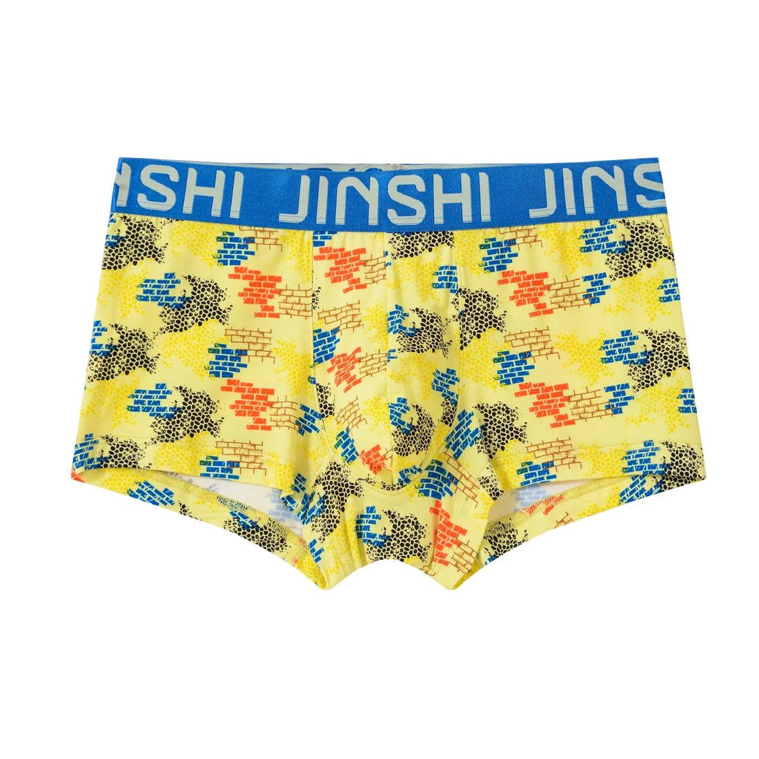 Mens Short Boxer Briefs New Style Male Print Bamboo Underwear Briefs 2021 Summer New Low Waisted  Comfortable Male Underpants