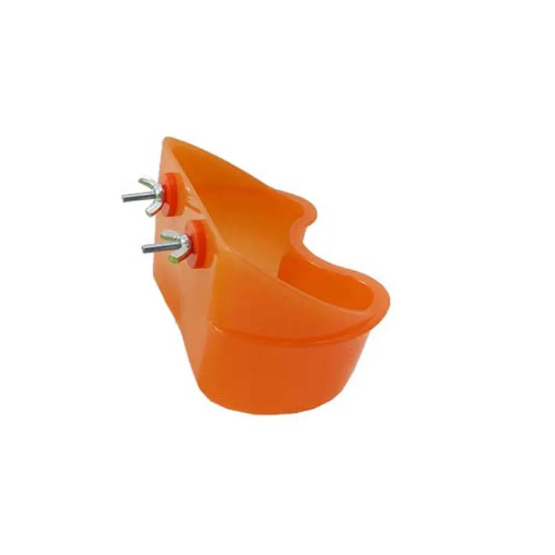 orange Товары для птиц попугай птица игрушки с поилка птицы кормушки полив пластиковый кормушка для попугаев Милая птица декор для клетки - Цвет: orange