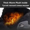 Brand Winter Men's Boots Plush Warm Men's Snow Boots Waterproof Men's Ankle Boots Breathable Handmade Outdoor Men Hiking Boots ► Photo 2/6