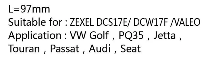Электромагнитный клапан управления компрессора переменного тока DCS17E DCW17 для Golf PQ35 Touran Passat Audi Seat