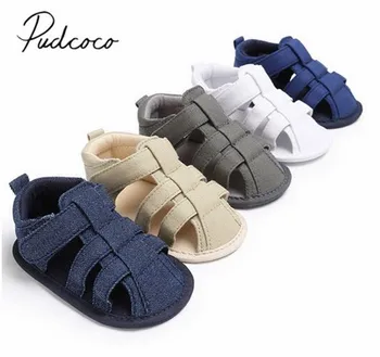 

2018 Brand New Toddler Infant Newborn Kids Baby Boys Canvas Soft Sole Crib Sneakers Sandals Shoes Fashion Baby Shoes