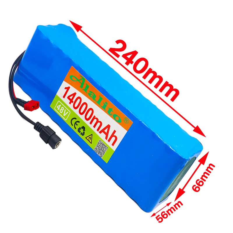 48v литий ионный аккумулятор 14Ah 1000w 13S3P комплект батарей для 54 6 v E велосипед