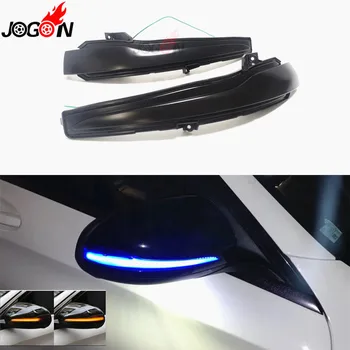 

LED Dynamic Blinker Indicator Sequential Mirror For Mercedes Benz C E S GLC W205 X253 W213 W222 V Class W447 With Blue