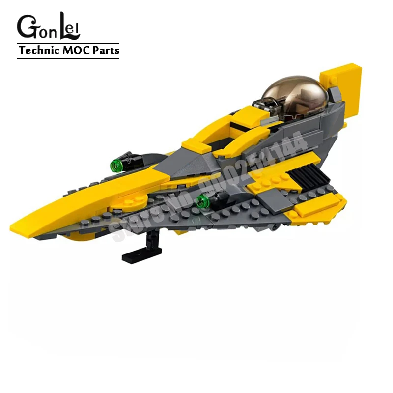 Новый старварсер Анакин джедай Звездный боец MOC строительные блоки кирпичи план