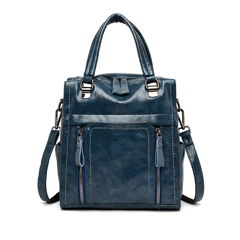 

Bag Ladies' Traveling Bags Luxury Handbag Women Shoulder Bags Female Soft Leather Vintage Ladies Bags Casual Tote Bag Sac A Main