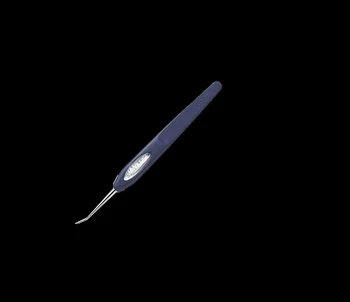 

Fine tweezers for high quality fabric stereo crimping