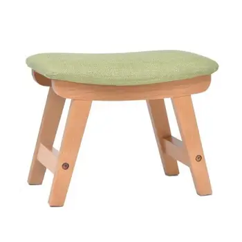 

Wood Stool Living Room Creativity Small Bench Household Adult Wear Shoes Stool Sofa Change Shoes Stool Cloth Art Low