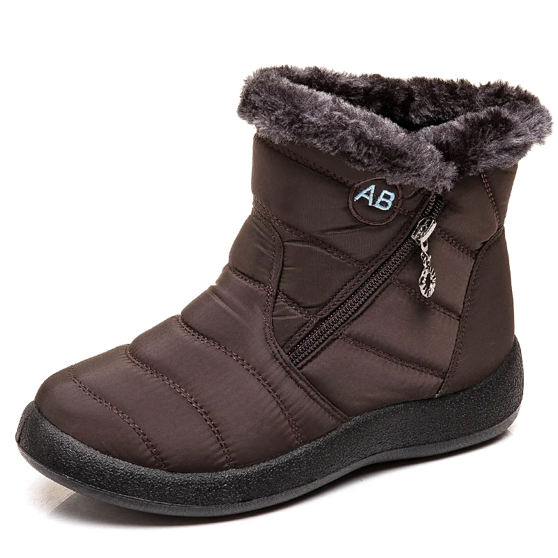 K05 Brown Женские ботинки; очень теплые зимние ботинки; зимняя обувь; женские повседневные ботильоны; botas Mujer; водонепроницаемые зимние ботинки; женские ботинки - Цвет: K05 Brown