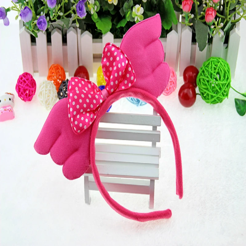 

Повязка на голову женская, с крыльями ангела и бантом