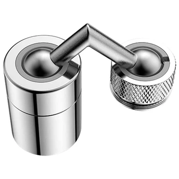 

Universal Splash Filter Faucet,Kitchen Faucet Aerator Sink Movable Tap Head Rotatable Filter Nozzle Swivel Water Saver