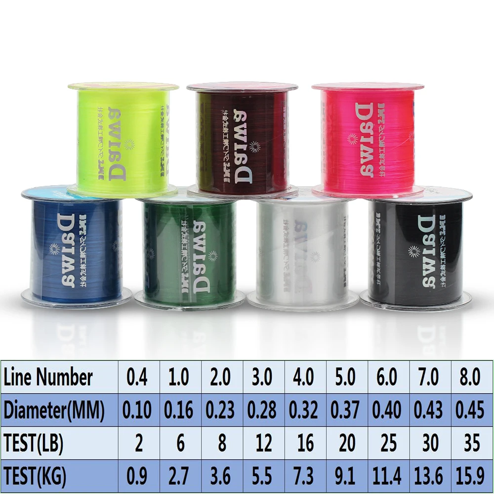 100M 500M Nylon Fishing Line Super Strong Monofilament Quality Japanese Material Saltwater Carp Fishing