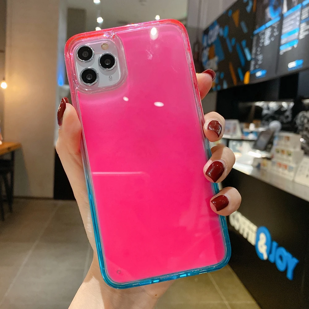 Ocean Whale Liquid Quicksand TPU Phone Case for Apple IPhone 11 12 Pro Max Se 2020 7Plus Xr Xs X 8 7 Plus Air Cushion Cover Case