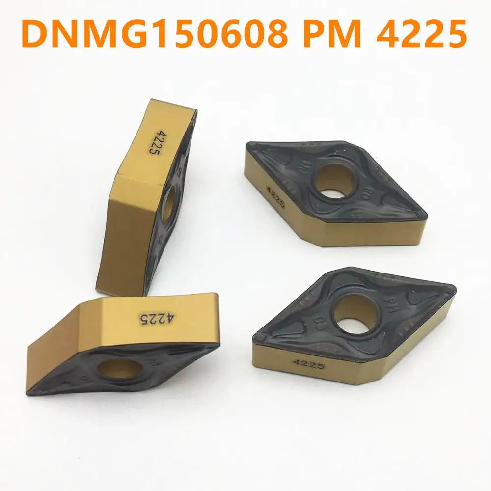 100 шт. токарный инструмент DNMG150608 DNMG150604 PM4225 карбидная вставка DNMG 150604 150608 токарный инструмент фрезерный станок токарный станок с ЧПУ инструмент
