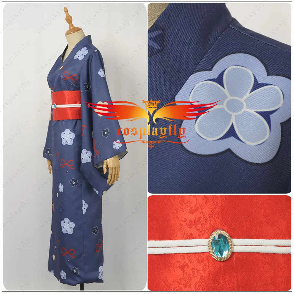 Игра LoveLive! Женский костюм для косплея Hanayo Koizumi на 6й годовщину кимоно банный халат