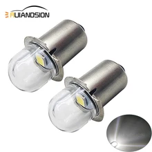 RUIANDSION – Kit ampoule LED de remplacement, 2 pièces, 2835SMD P13.5S PR2, Kit de Conversion Fot C/D, lampes de poche, torche AC 3V 4.5V 6V 12V 18V 6000K 150Lm