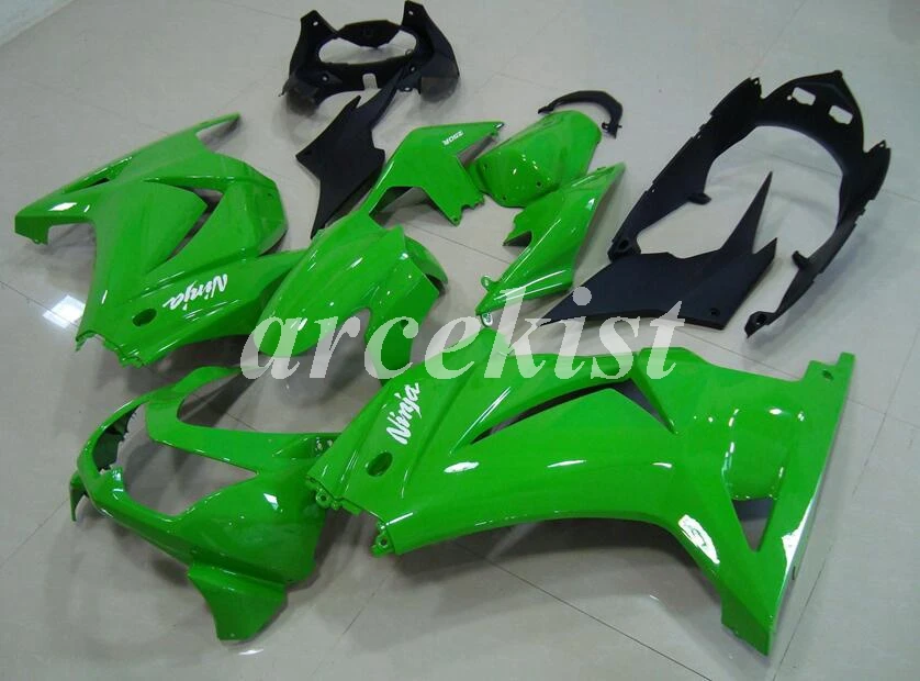 

Injection Mold New ABS Fairings Kits Fit for Kawasaki ninja250 2008 - 2015 EX250 ZX250R 08 09 10 11 12 13 14 Green glossy