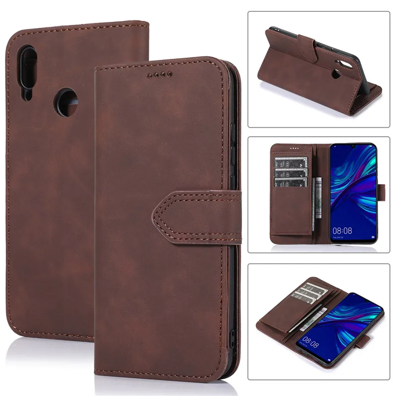 Роскошный кожаный флип-бумажник P30pro Hawei P Smart Y5 чехол для huawei P30 P20 Pro Lite держатель для карт Honor8S Enjoy7S - Цвет: Coffee