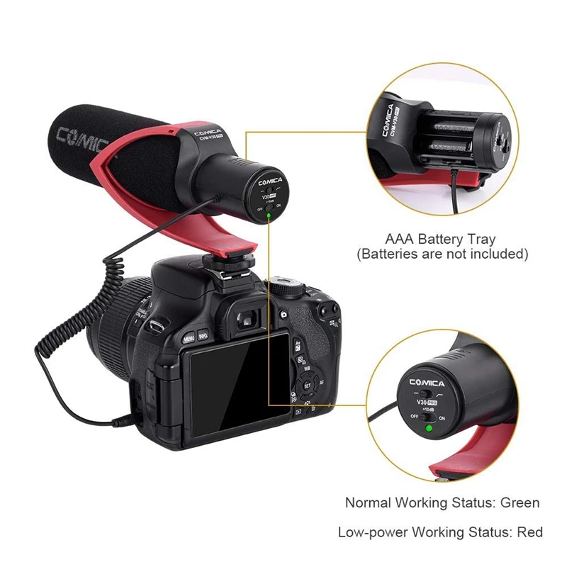 Comica CVM-V30 PRO On-Camera MicrophoneSuper