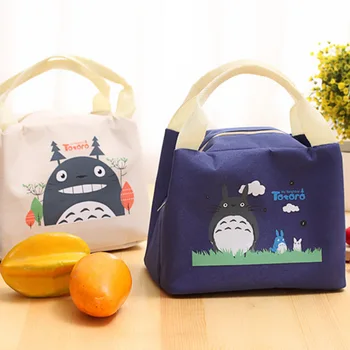 

New Totoro Cartoon Portable Thermal Insulation Bag Baby Feeding Milk Bottle Mummy Travel Breast Milk Kettle Warmer Food Tote