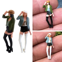 

1:64 Scale Figures Character Model Doll Toys for Diorama Layout Scene Decor