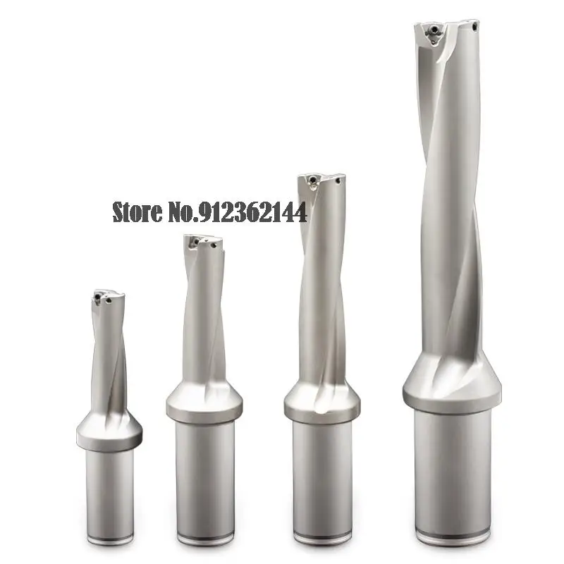 Drill Bit Set SP Series U Drill Bites Insert 13mm-50mm Depth 2D 3D 4D 5D Indexable U Machinery Lathes CNC Water