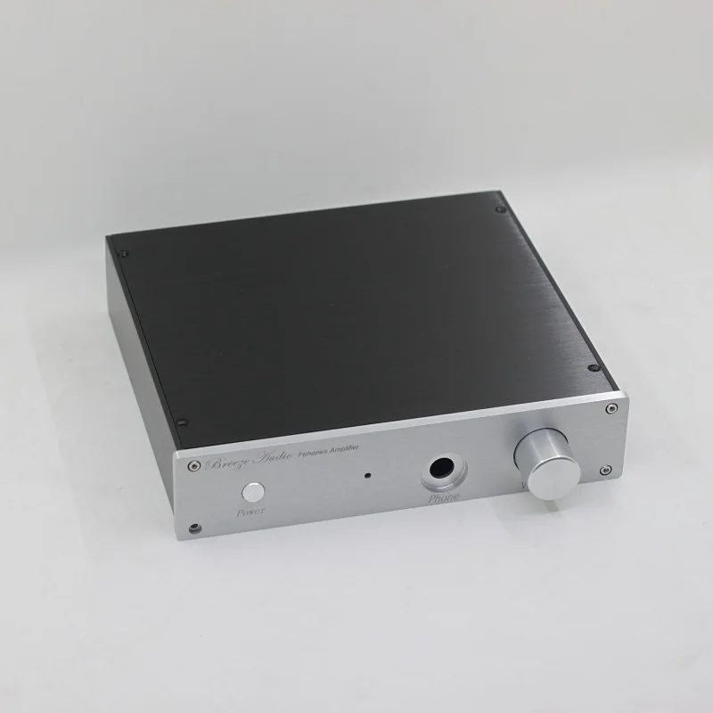 Mini Size W210 H45 D188 Headphone AMP PUS Chassis DIY Aluminum Power Amplifier Cases Rear Classic Eearphone Box 2204E