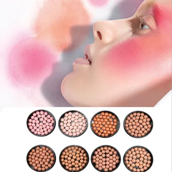 

Makeup Face Matte Blusher Ball 3 In 1 Blush Eyeshadow Contour Cosmetics Powder Balls 8 Colors Blush Palette