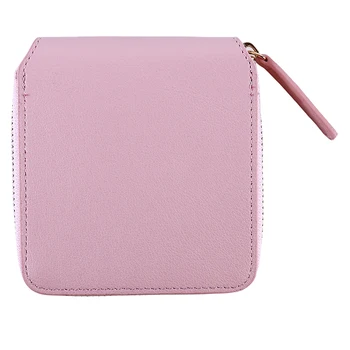 

Women's Leather Japanese Small Handbag Ladies Wallet Purse Coin Purse Simple Square Zipper Tassel Pendant Wallet