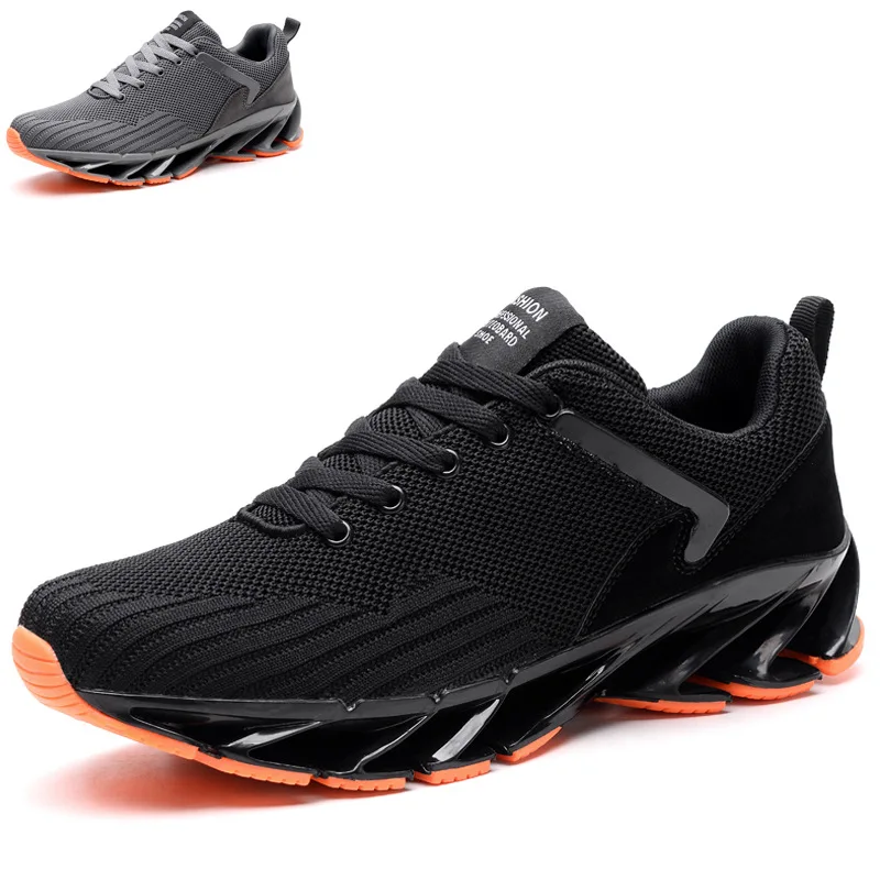 

Blade Fly Woven Athletic Shoes Men's Breathable Cushioning Casual Shoes Cross Border Large Size Running Shoes Mesh MEN'S SHOES 3